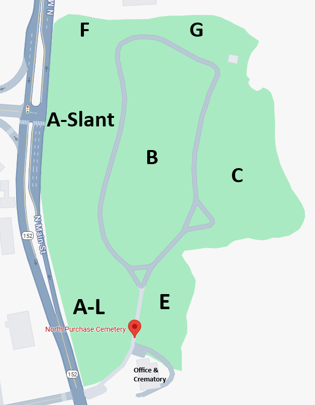 North Purchase Section Map